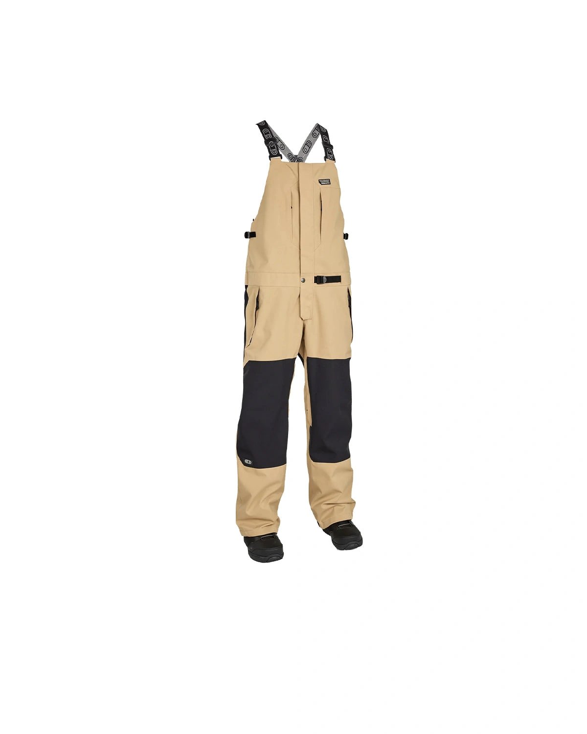Airblaster Stretch Krill Bib Tan | Behind The Pines