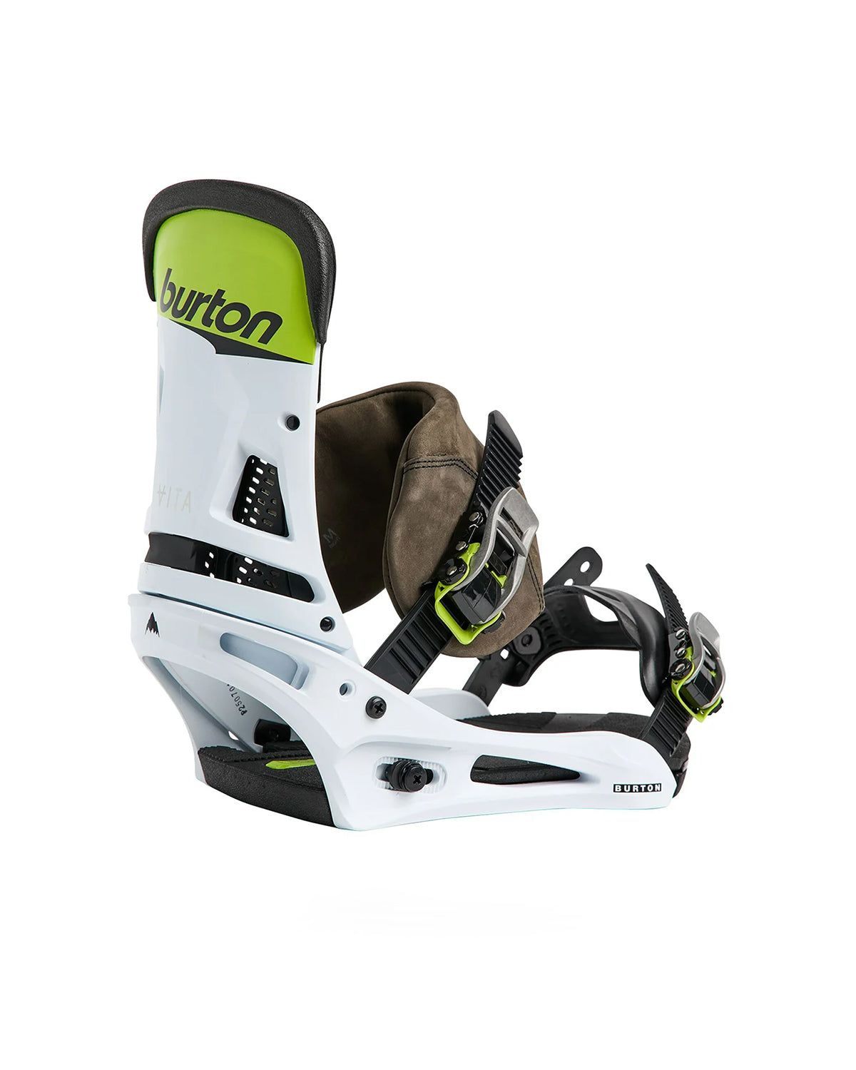 Burton Malavita Re:Flex Green / White / Black Snowboard Bindings – Behind The Pines