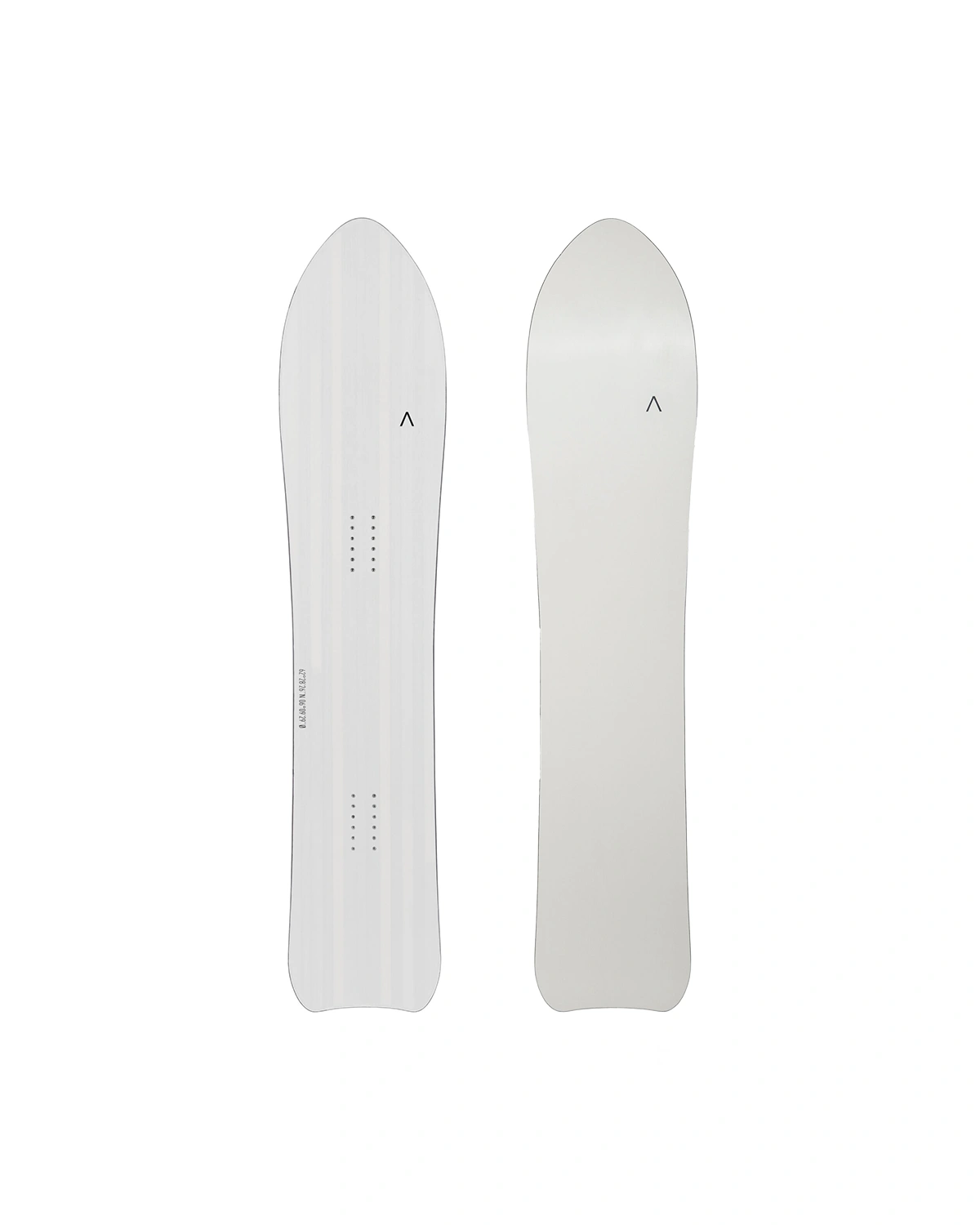 Fjell Snowboards MT1180 White/White – Directional Powder Snowboard