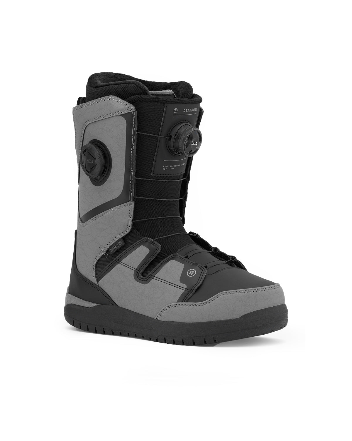Ride Deadbolt Zonal Grey 2026 Snowboard Boots | Behind The Pines