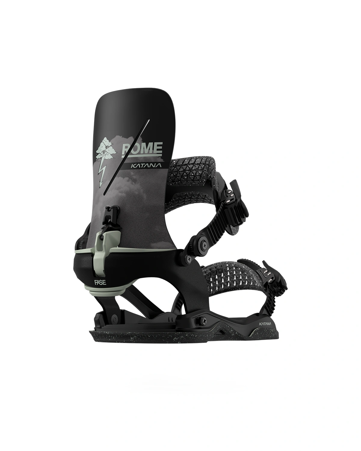 Rome Katana AW Fase® X Stale Black – All-Mountain Freeride Binding Rome Katana AW Fase® X Stale Black – All-Mountain Freeride Binding