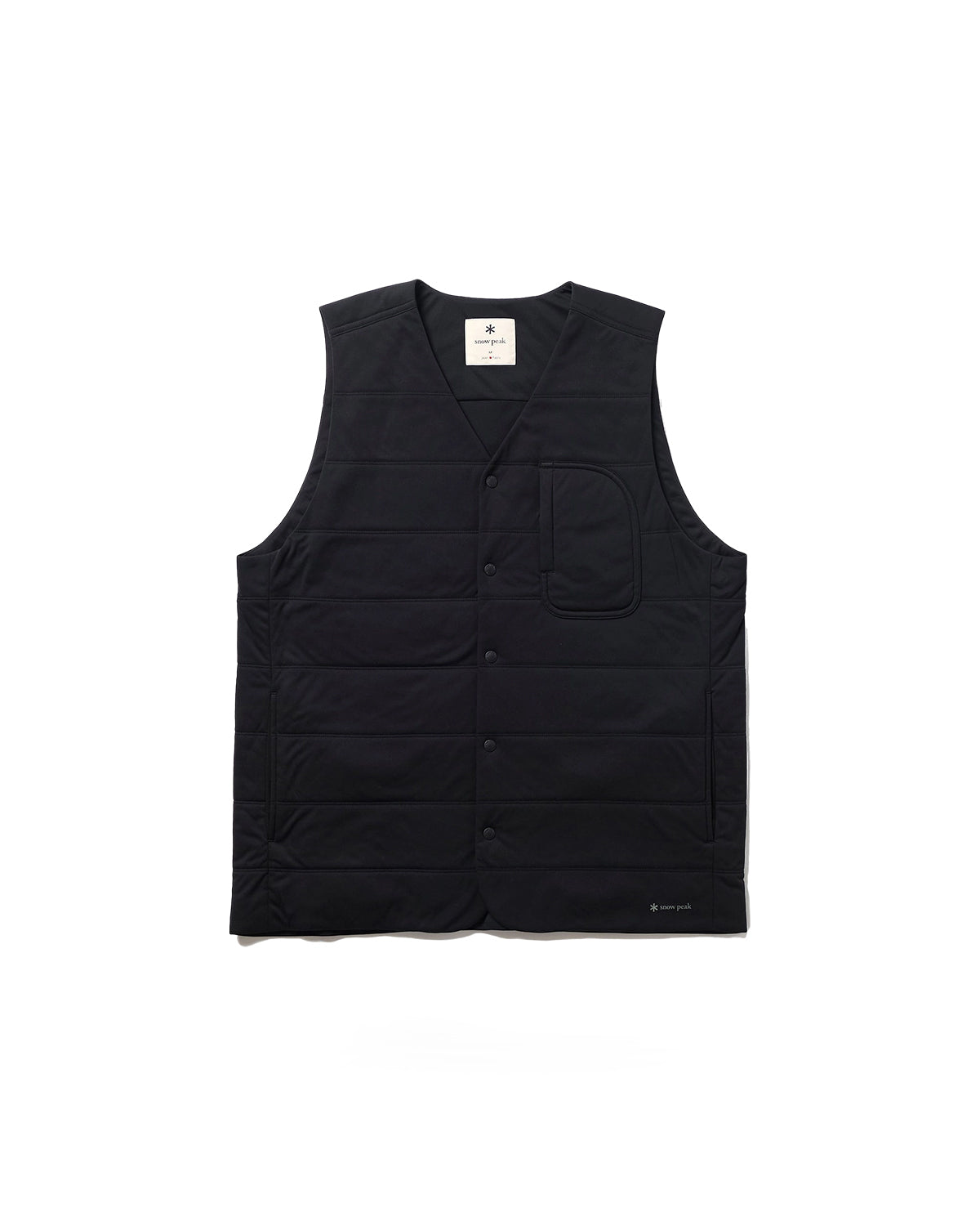 Snow Peak Flexible Insulated Vest Black | Behind The Pines