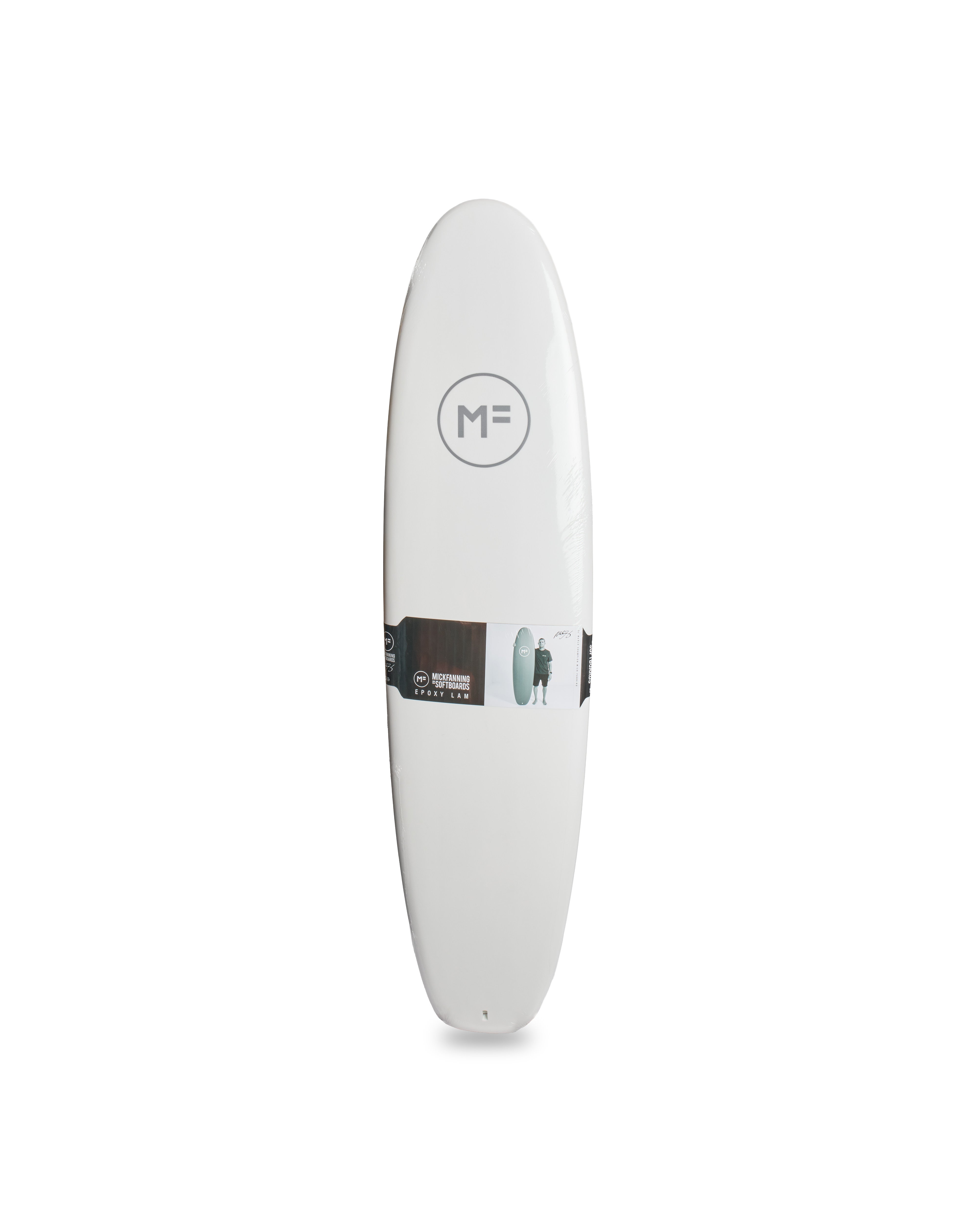 MF Softboards Beastie Futures White Surfboard | Behind The Pines