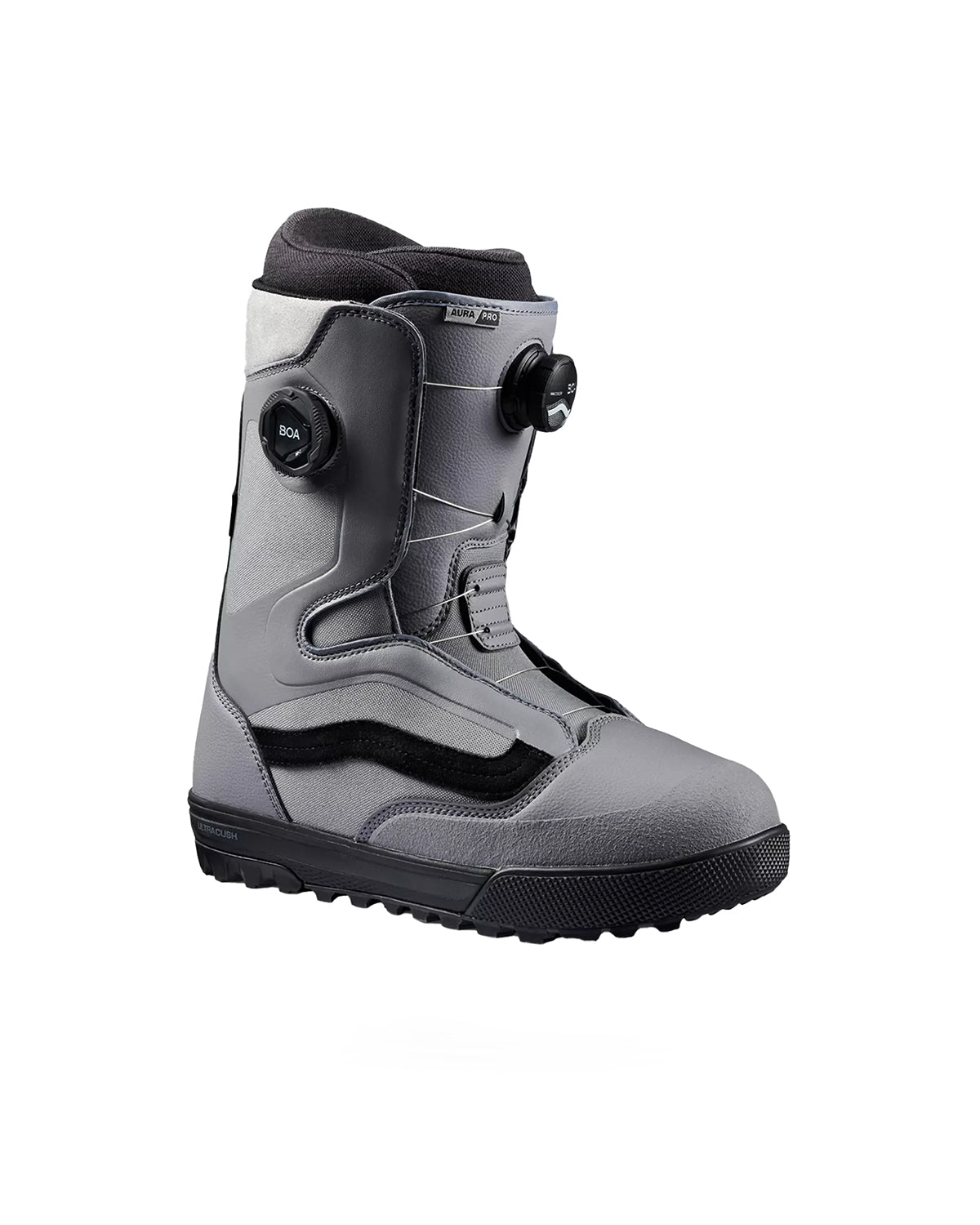Vans Aura Pro Black / Pewter 2025 Snowboard Boots – Behind The Pines