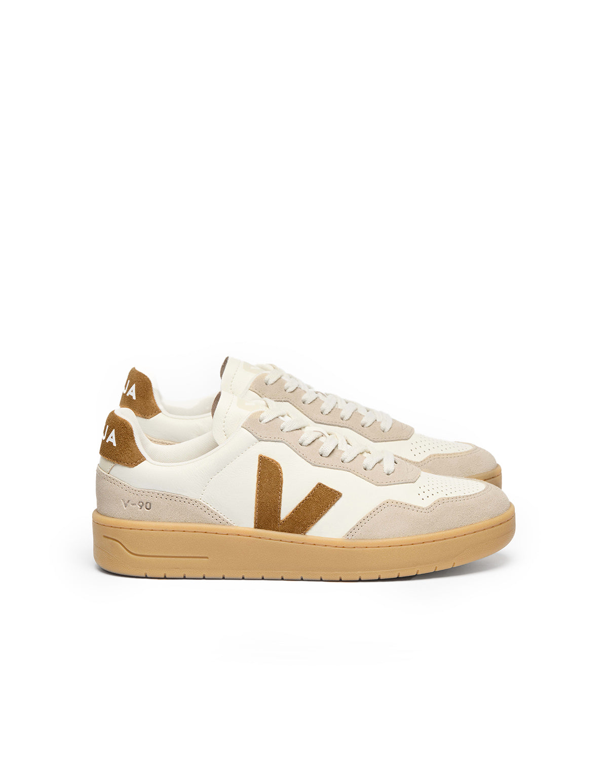 Veja V-90 O.T. Leather Pure Camel / Almond Natural | Behind The Pines