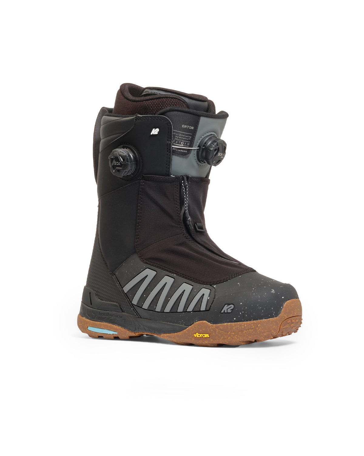 K2 Orton Black 2025 Snowboard Boots | Behind The Pines