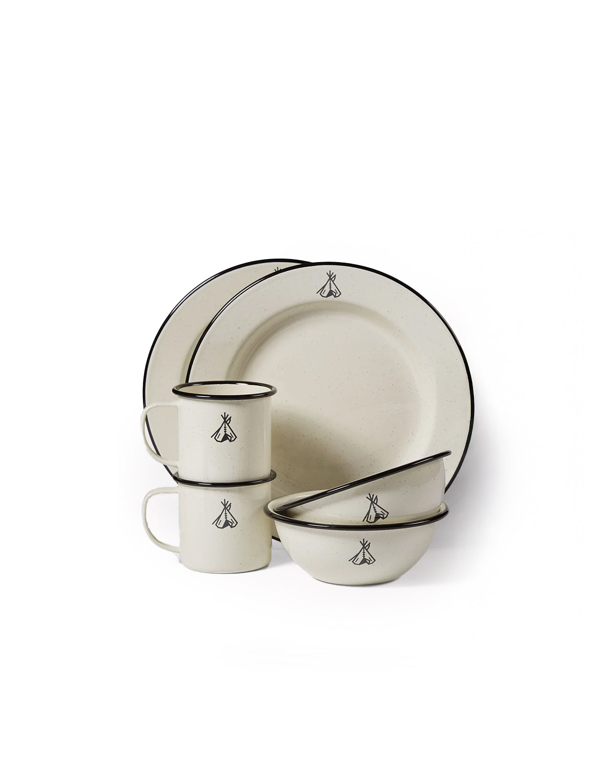 Camp Enamelware Enamelware Dish Set Camping Dish Sets Dinner