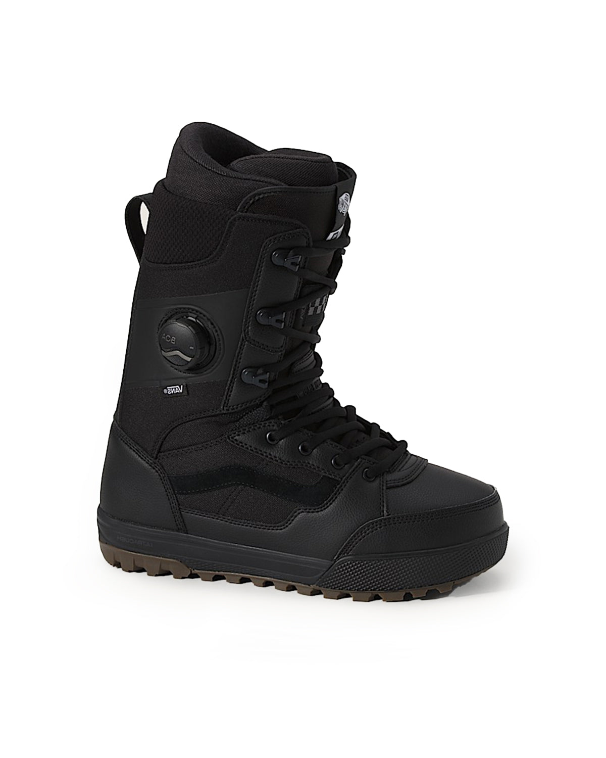 Vans Invado Pro スノーボードブーツ ブラック Vans Invado Pro Black/Gum 2026 Snowboard Boots – Behind The Pines