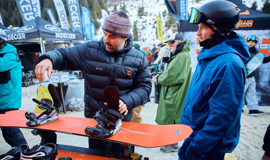 mounting the Union Source Binding on a Capita Lamborghini Snowboard