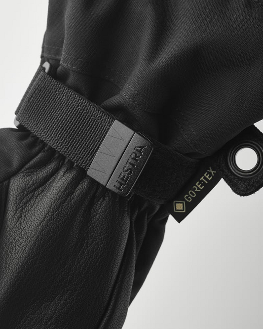 Hestra Army Leather Gore-Tex 5 Finger Black