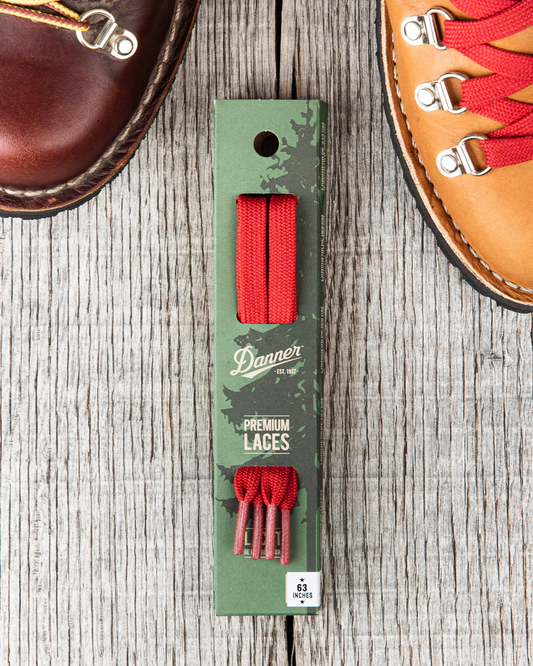 Danner Laces 63" Flat Red