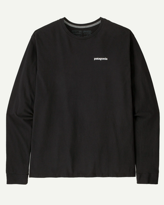 Patagonia L/S P-6 Logo Responsibili-Tee Black