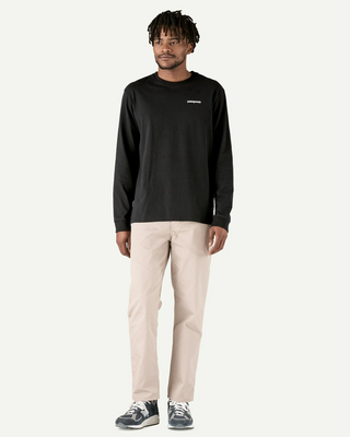 Patagonia L/S P-6 Logo Responsibili-Tee Black