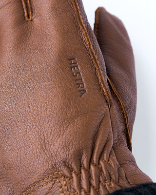 Hestra Deerskin Primaloft Rib Chocolate