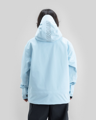 Beyond Medals Pro Tech Jacket 3L Light Blue – back view