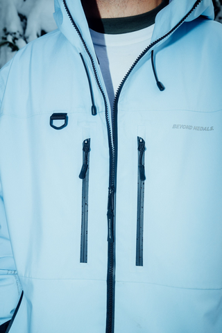 Beyond Medals Pro Tech Jacket 3L Light Blue – lifestyle image