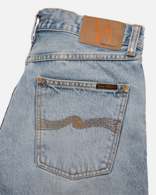 Nudie Jeans Seth Denim Shorts Sea Salt