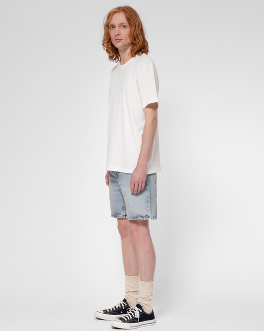 Nudie Jeans Seth Denim Shorts Sea Salt