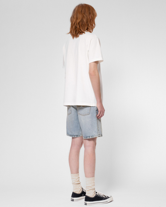 Nudie Jeans Seth Denim Shorts Sea Salt