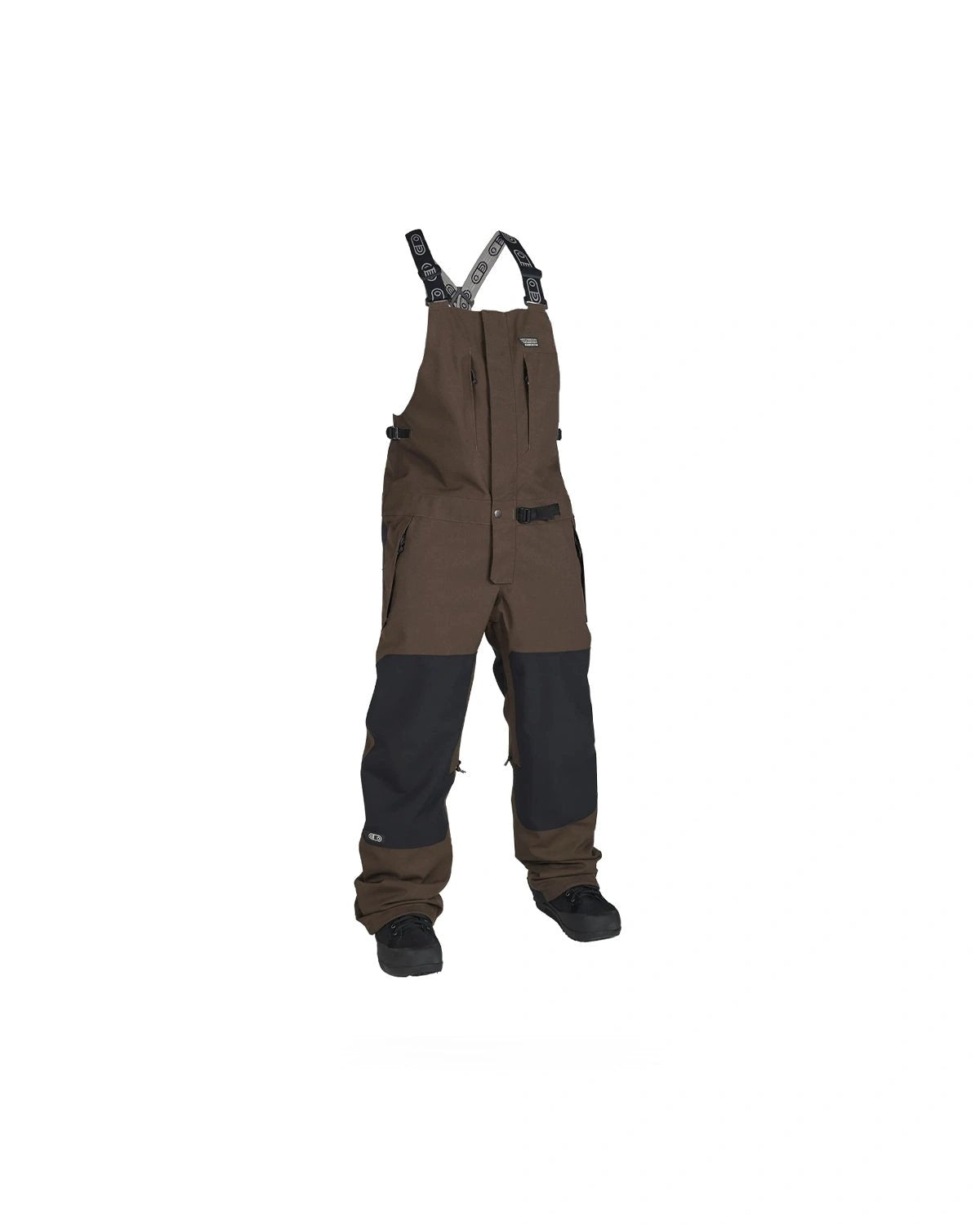 Airblaster Stretch Krill Bib Cocard Chocolate | Snowboard Bib