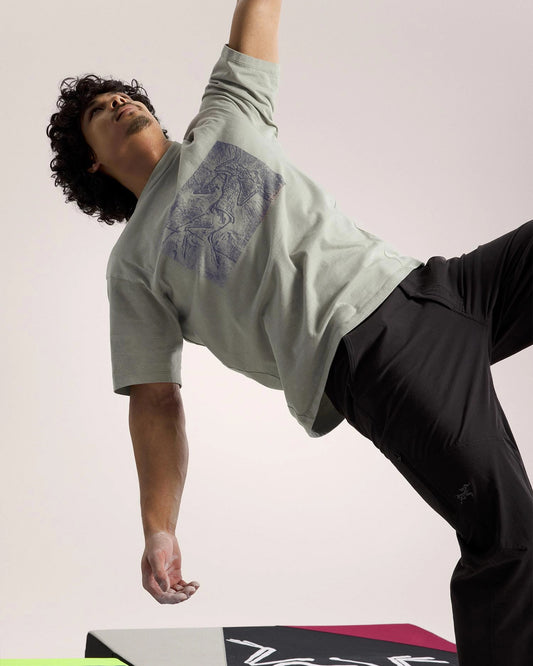 Arc'teryx Men's Kragg Cotton Lythographica SS Shirt Habitat
