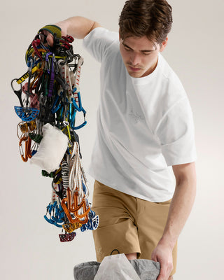 Arc'teryx Men's Kragg SL Cotton Short Sleeve T-Shirt White Light