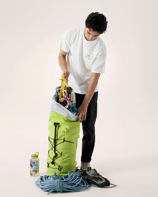 Arc'teryx Kragg SL Cotton Bird Word SS White Light / Black