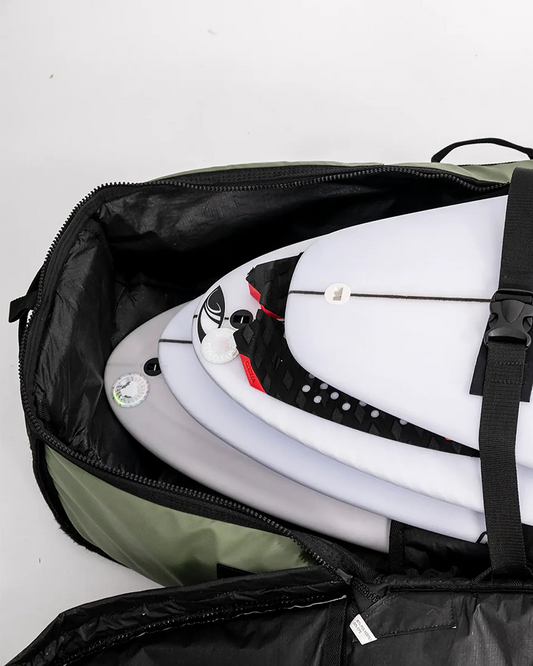 FCS Travel 3 Wheelie Shortboard / Fish Board Bag GO-Light