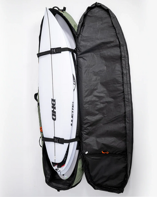 FCS Travel 3 Wheelie Shortboard / Fish Board Bag GO-Light
