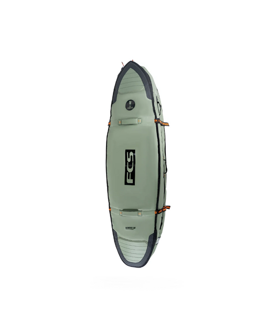 FCS Travel 3 Wheelie Shortboard / Fish Board Bag GO-Light