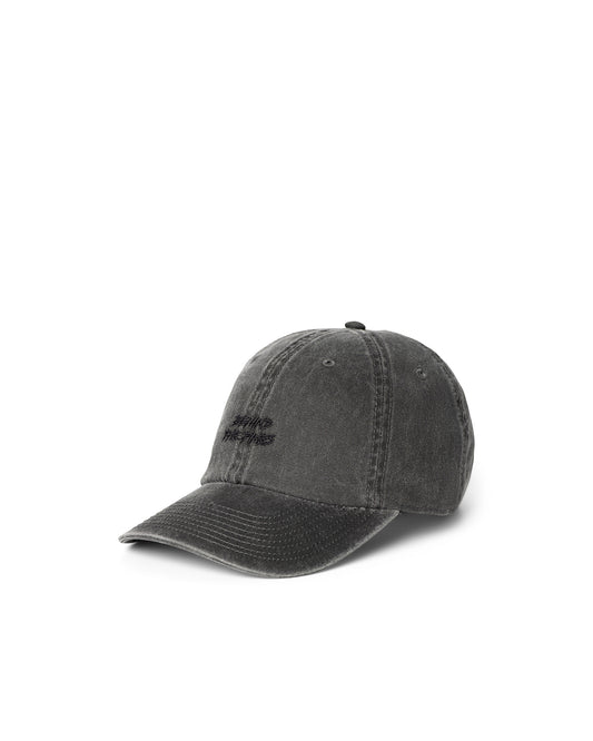 Behind The Pines 6 Panel Cap Faded Concrete