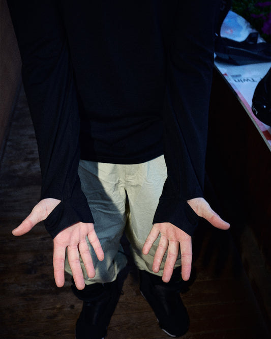 Behind The Pines Comfort Layer Merino Sweater 260 Black