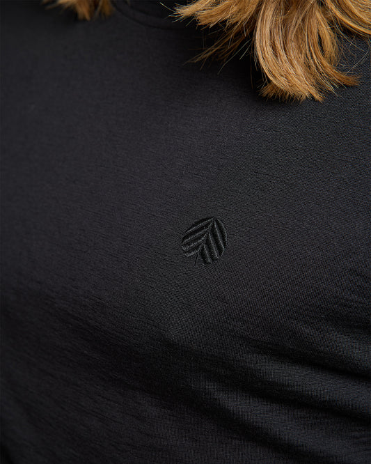 Behind The Pines Performance Base Layer Merino L/S Shirt 190 Black