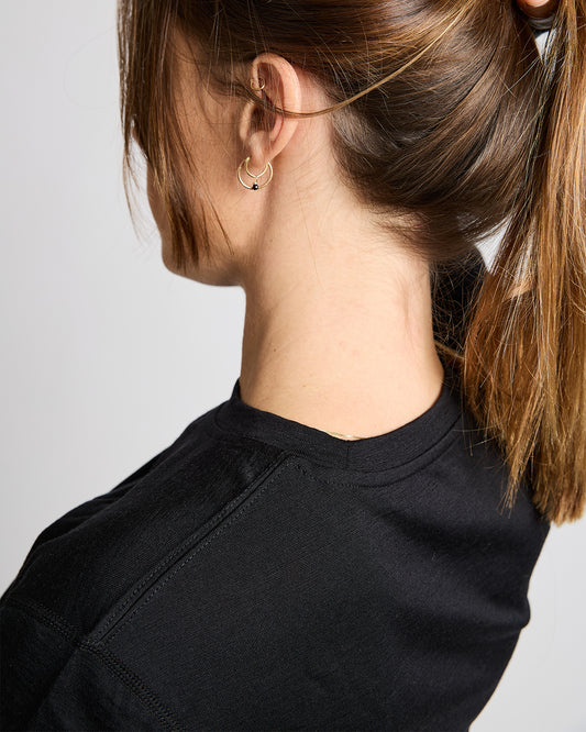 Behind The Pines Performance Base Layer Merino L/S Shirt 190 Black