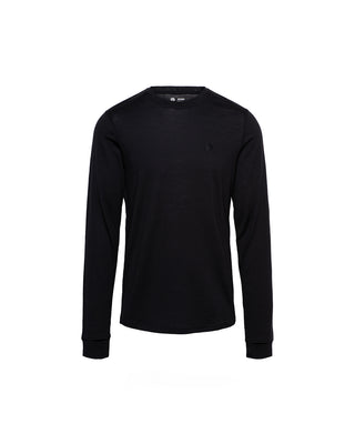 Behind The Pines Performance Base Layer Merino L/S Shirt 190 Black