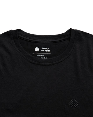 Behind The Pines Performance Base Layer Merino L/S Shirt 190 Black