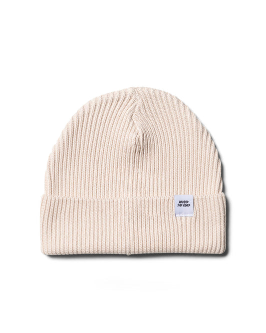 Behind The Pines Fisherman Beanie Creme de la Creme