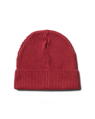 Behind The Pines Fisherman Beanie Dark Red