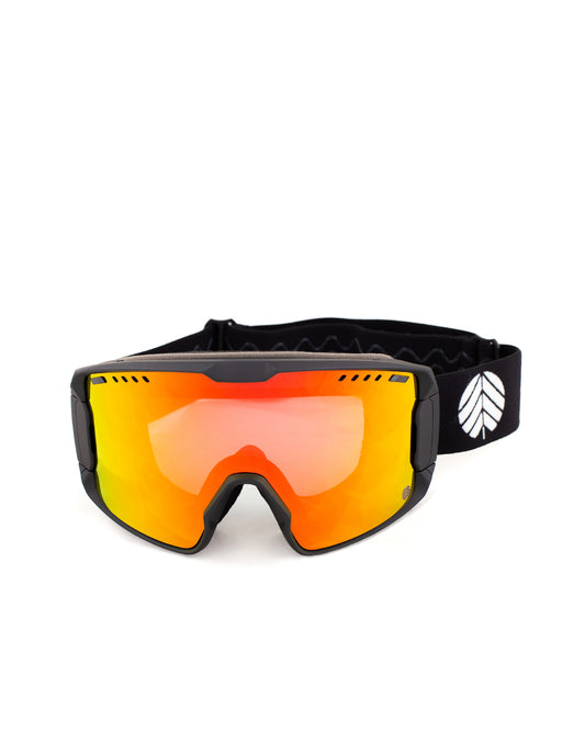 Behind The Pines Helios Matte Black White / Vesuvius Red