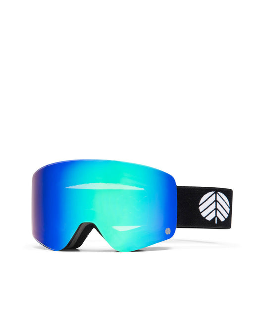 Behind The Pines Nimbus Matte Black White / Aurora Green