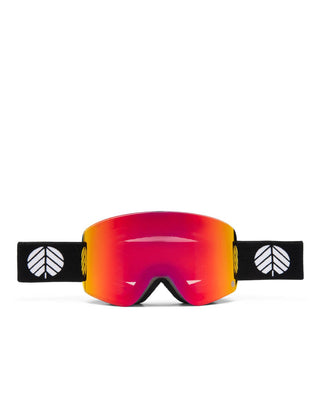 Behind The Pines Nimbus Matte Black White / Vesuvius Red