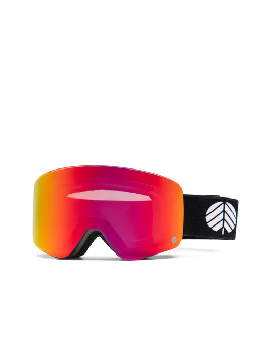 Behind The Pines Nimbus Matte Black White / Vesuvius Red