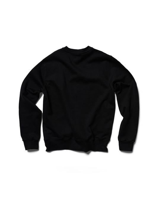Behind The Pines Organic Heavy Crewneck Black
