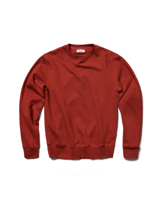 Behind The Pines Organic Heavy Crewneck Brick