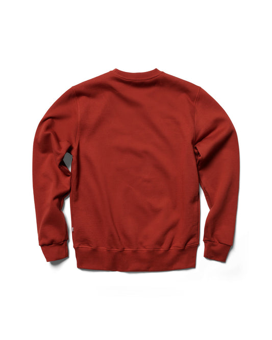 Behind The Pines Organic Heavy Crewneck Brick