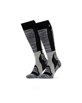 Behind The Pines Performance Snow Sock Merino Black Noir