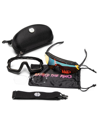 Behind The Pines Raptor 80's Black Red