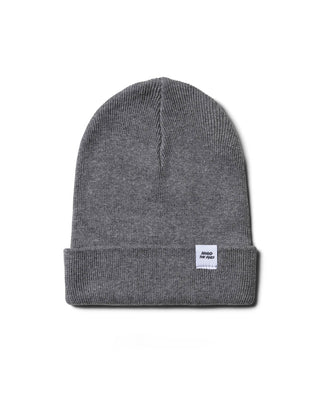 Behind The Pines Rib Beanie Heather Grey
