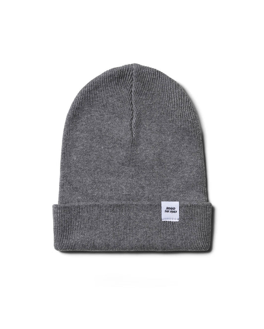 Behind The Pines Rib Beanie Heather Grey