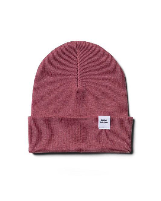 Behind The Pines Rib Beanie Mauve